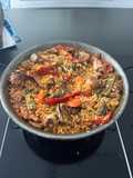 Paella Rice with Rabbit