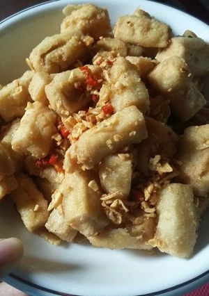 Foto resep Tahu crispi cabe garam dadakan