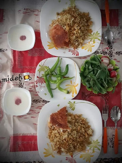 عکسی از دستور کاری پلو افطارونه🌜