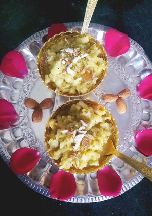A picture of Cauliflower Halwa.
