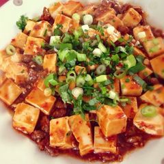 Mapu tofu #chinesecooking A picture of Mapu tofu #chinesecooking.