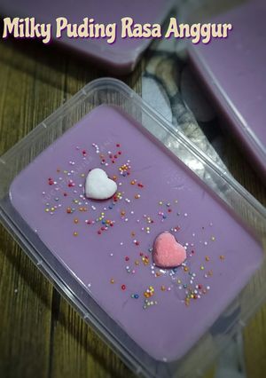 Foto resep Milky Puding Rasa Anggur