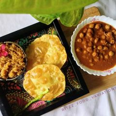Chole without chole masala powder A picture of Chole without chole masala powder.