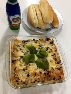 عکسی از دستور گوشت و سيب زمينی پنيری 😋