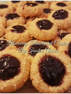Foto resep Blueberry Thumbprint Cookies