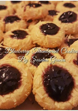 Foto resep Blueberry Thumbprint Cookies