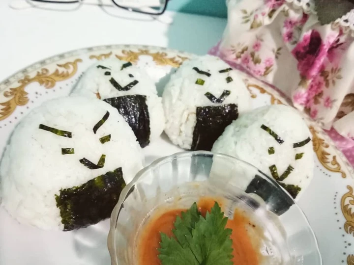 Langkah Mudah untuk Membuat Resep  Onigiri Tamago with spicy mayo yang Enak Banget, Sempurna