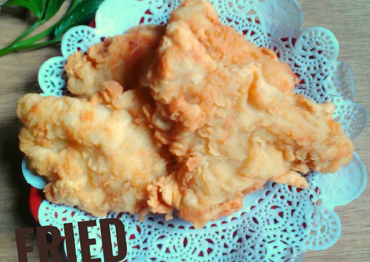 10 Resep: Fried chicken no bp no bs Kekinian