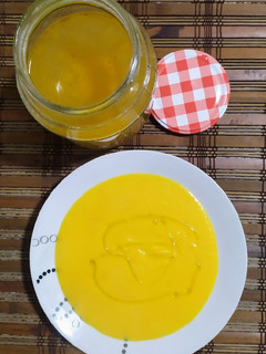 Una foto de Crema suave de patata y zanahoria