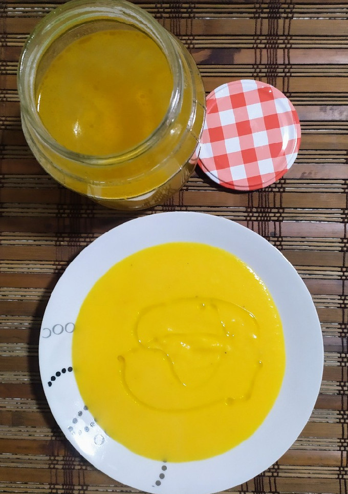 Una foto de Crema suave de patata y zanahoria