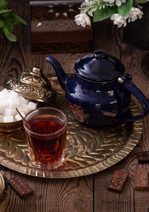 صورة لوصفة شاي الزرده