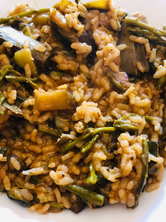 Una foto de Arroz con verduras