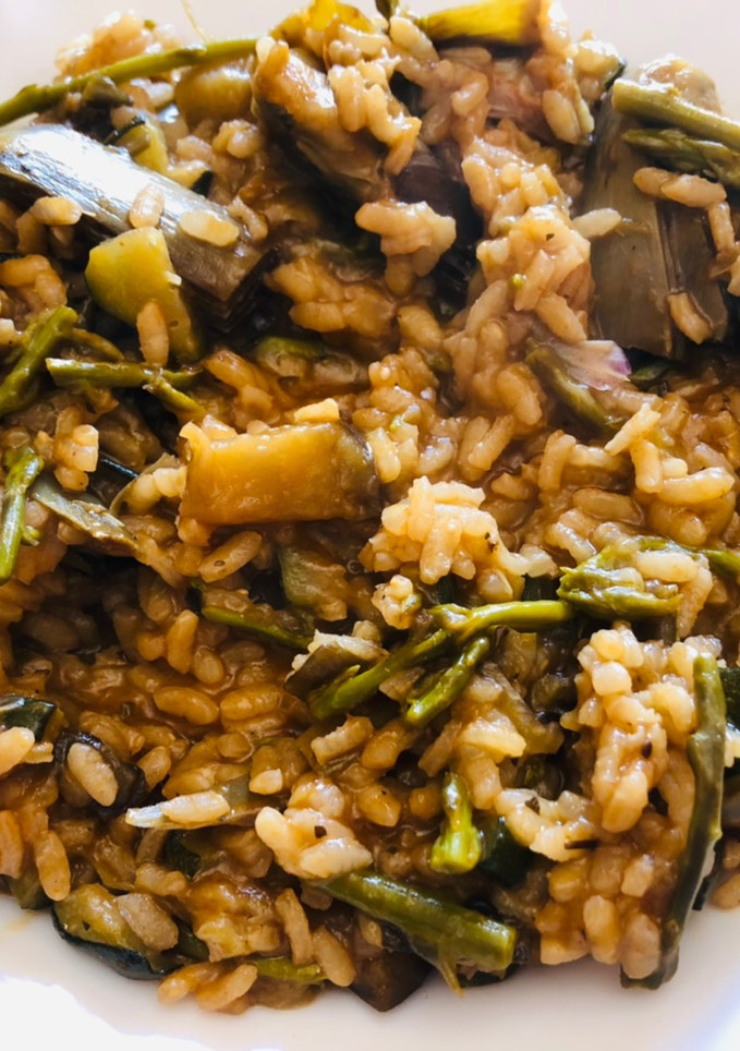 Una foto de Arroz con verduras