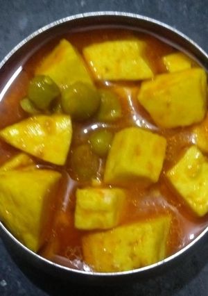 मटर पनीर (matar paneer recipe in Hindi) रेसिपी मुख्य फोटो