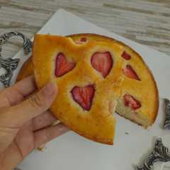 کیک توت فرنگی🍓-レシピのメイン写真