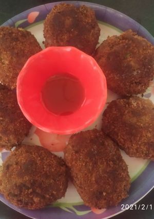 A picture of Pasta cutlet.