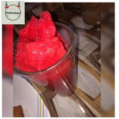 A picture of Watermelon smoothie recipe by Khabs kitchen.