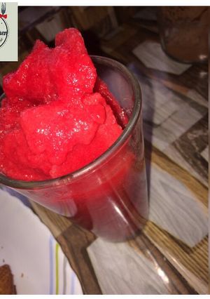 A picture of Watermelon smoothie recipe by Khabs kitchen.