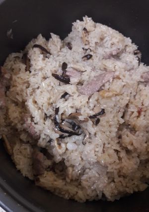 阿嬤的油飯(電子鍋輕鬆煮) 的食譜成品照片