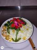 Fideos  en salsa Blanca (noodles)
