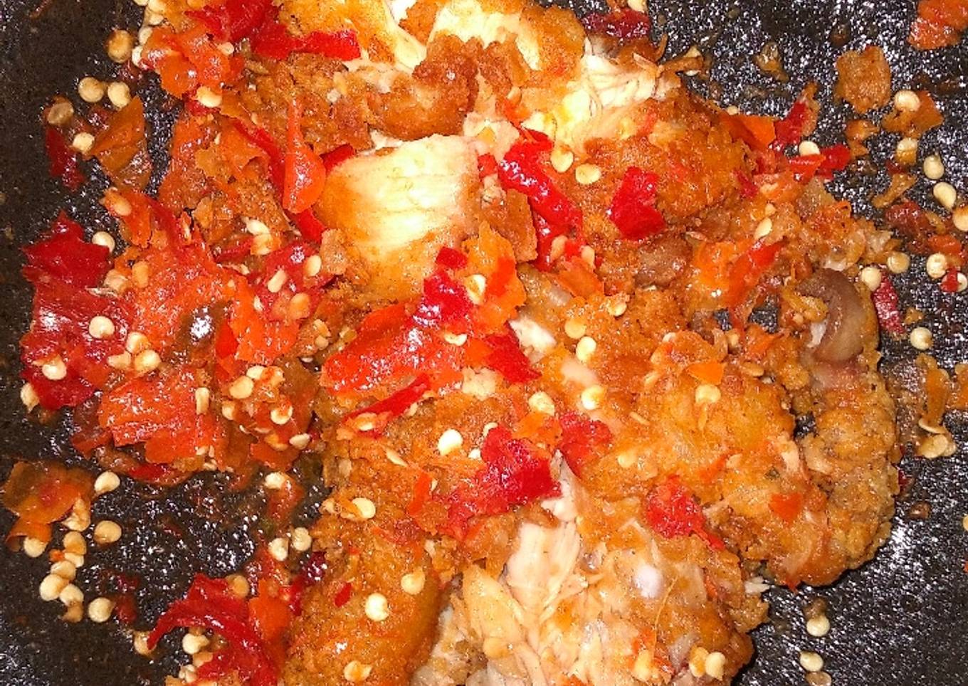 Resep AYAM GEPREK SUPER simpel, Bikin Ngiler