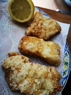 Una foto de Merluza a la romana gluten free