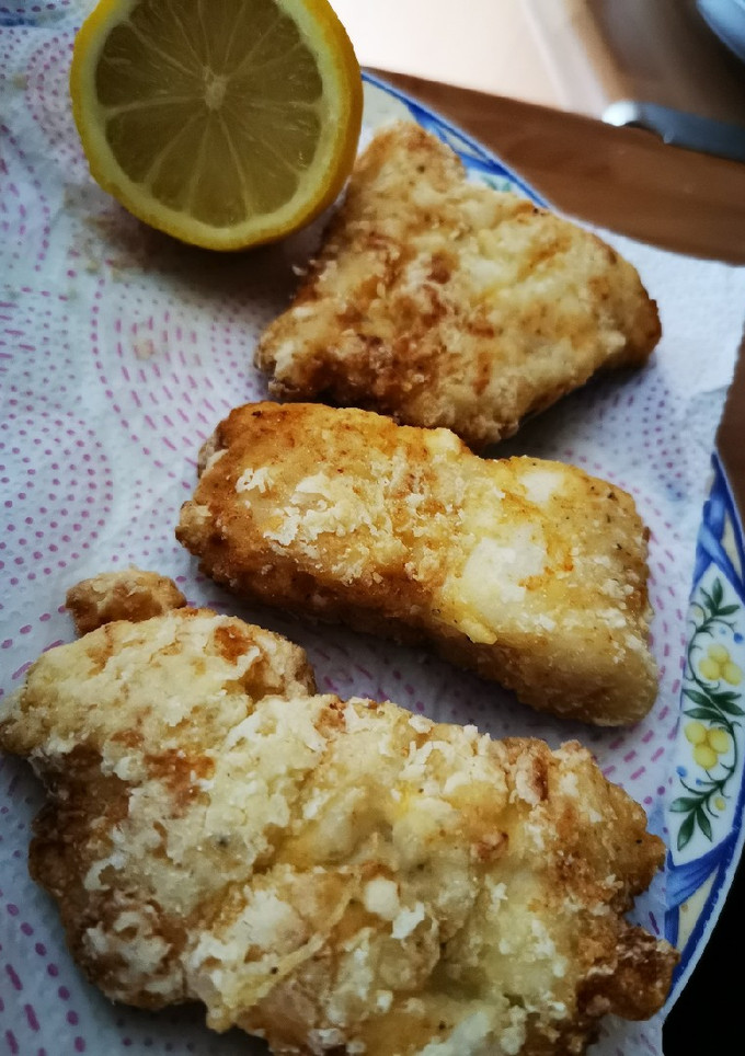 Una foto de Merluza a la romana gluten free