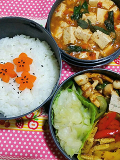 〘素食便當〙麻婆豆腐 的食譜成品照片