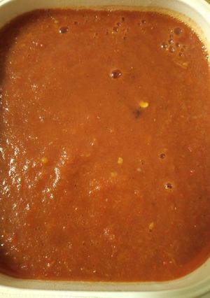 Una foto de Salsa roja fácil con 3 ingredientes