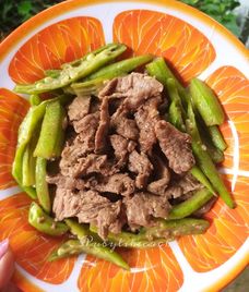 bò né đậu bắp