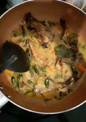 Foto resep Ikan panggang santan pedas