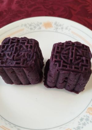 紫薯堅果月餅 的食譜成品照片