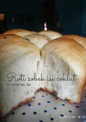 Foto resep Roti sobek isi coklat pakai oven tangkring