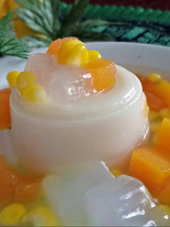 Foto resep Silky pudding with cocktail