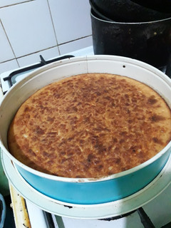 Una foto de Fainá de queso
