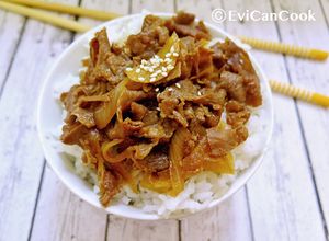 Foto resep Gyudon/ Beef Bowl ala Jepang versi halal