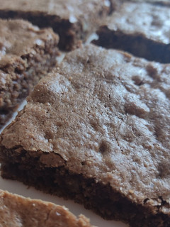 Una foto de Brownie, ideal para acompañar con helado 😋