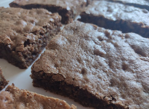 Una foto de Brownie, ideal para acompañar con helado 😋