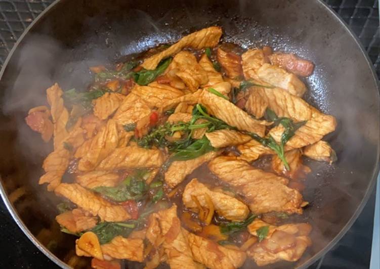 Simple Way to Prepare Any-night-of-the-week Thai Basil Pork