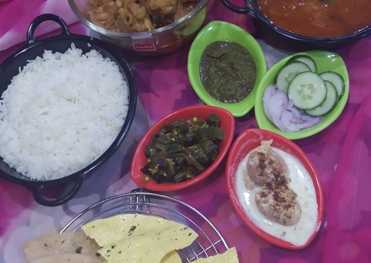 Step-by-Step Guide to Prepare Quick Kathal with steamed rice and dal fry