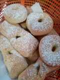Calzones rotos y roscas al horno