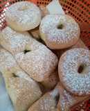 Calzones rotos y roscas al horno