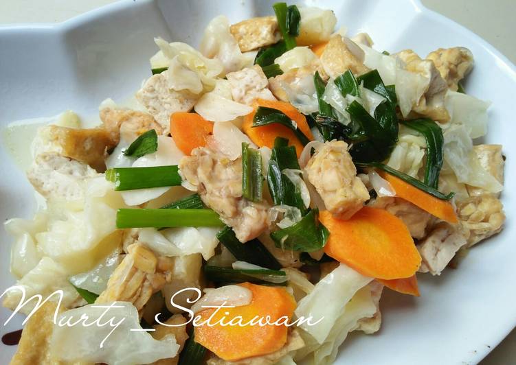 Cara Memasak LezatCapcay tahu tempe