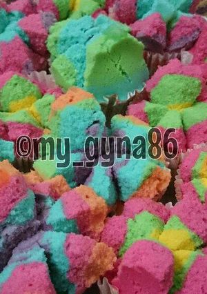 Foto resep Bolu Kukus Rainbow