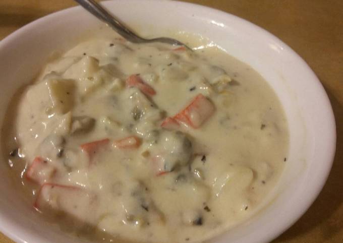 Steps to Prepare Tasty New England Clam Chowder Stuck in the Midwest