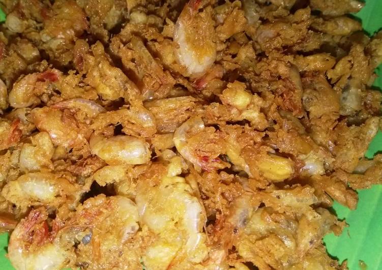 Resep Udang goreng krispy kriuk yang Lezat
