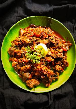 A picture of Chicken Liver Sukka.