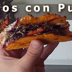 Una foto de Tacos de verduras (tortita con pulpa de fruta)