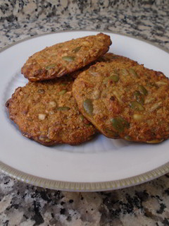 Una foto de Galletas de frutos secos y pipas