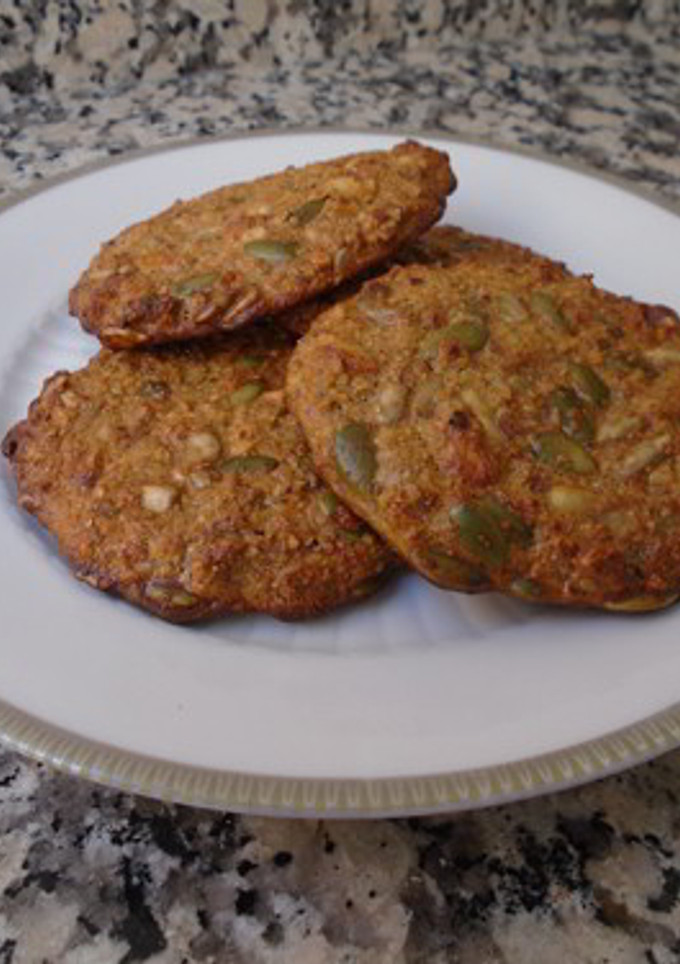 Una foto de Galletas de frutos secos y pipas
